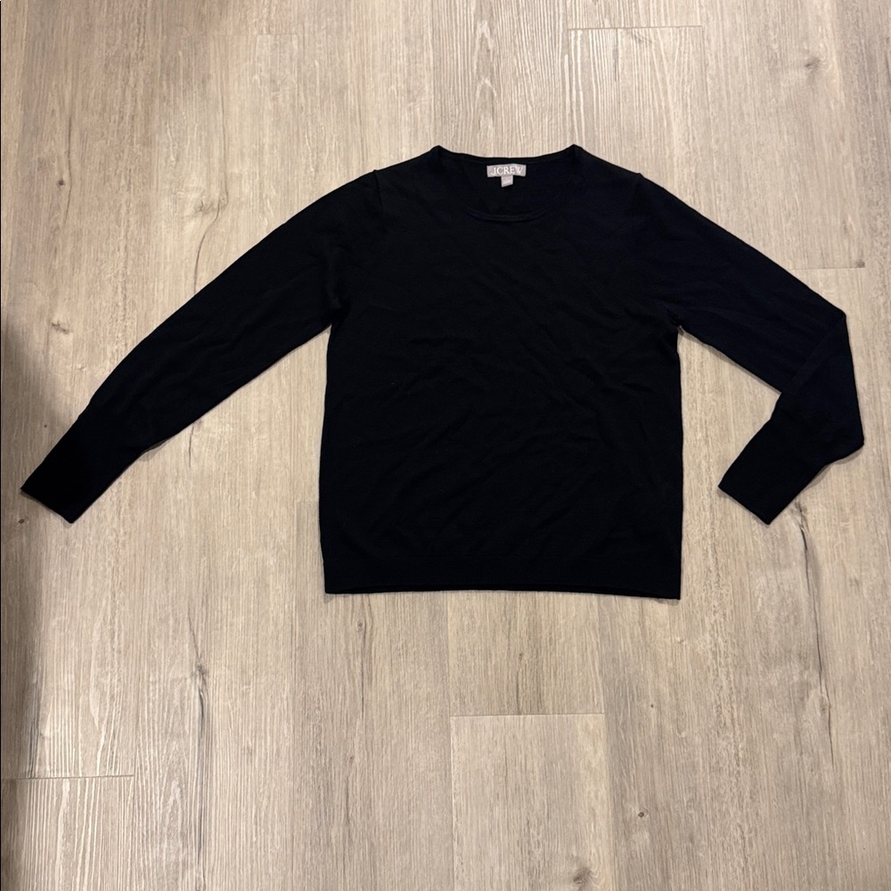 J. Crew Black Knit Top
